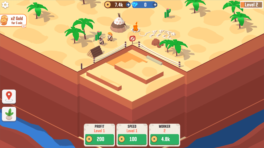 アクションゲーム - アイドル採掘タイクーン